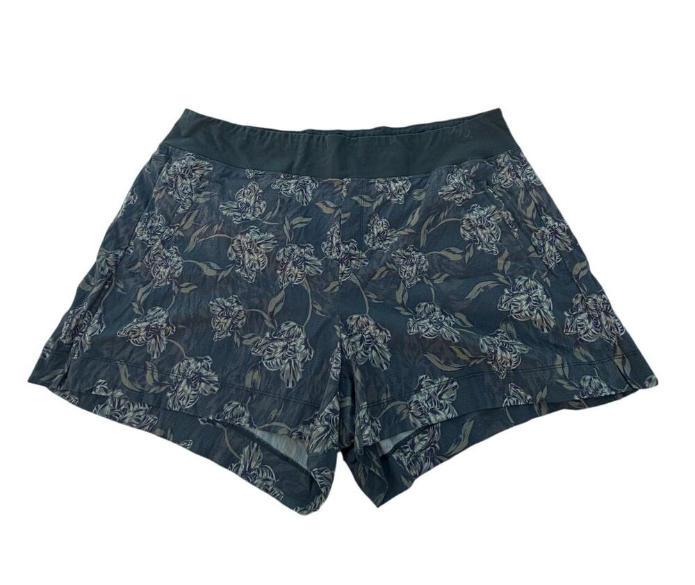 Athleta Trekkie North Print Short - Terra Firma Olive - Size 24